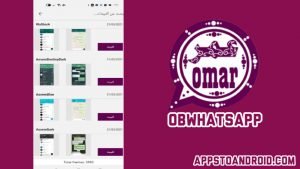 تحميل واتساب عمر العنابي 2025 OBwhatsapp اخر اصدار مجاناً APK للاندرويد 1
