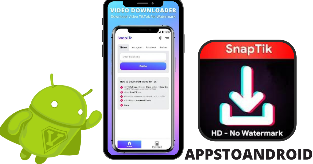 نبذة مختصرة عن تطبيق سناب تيك 2023 SnapTik مجانا لـ Android