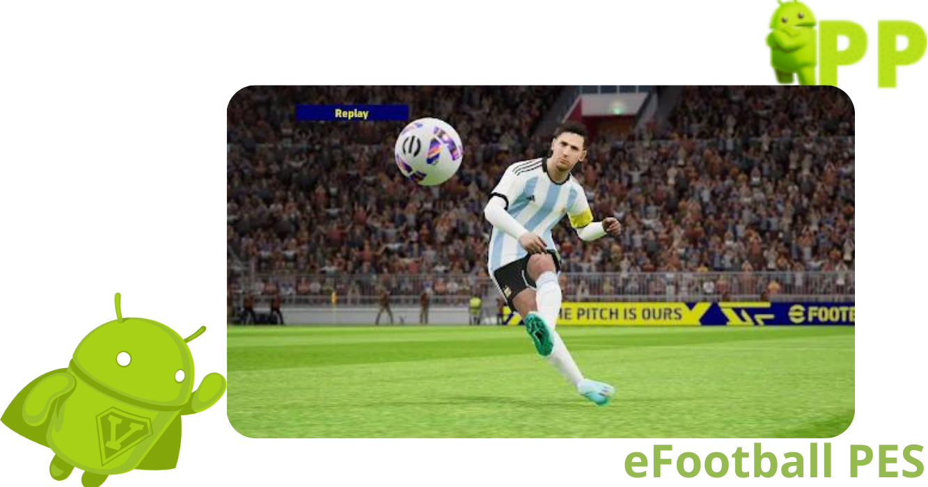 طريقة لعب لعبة إي فوتبول بيس 2023 eFootball PES برابط مباشر