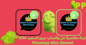 تحميل واتساب ميزو السعيد – Mizo Elsaeed WA أحدث إصدار 2025 مجاناً 1